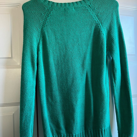 Old Navy Green Cable Knit Ling Sleeve Sweater - Picture 9 of 9